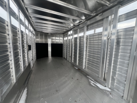 New 2026 Frontier Trailers 7x16 7K Livestock Bumper Pull Series Stock / Stock Combo Trailer