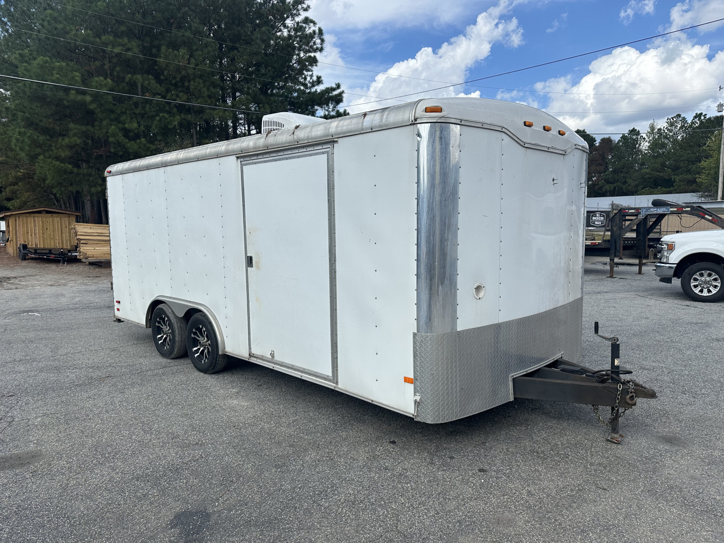 Used USED 2011 HAULMARK 8.5X18 7K ENCLOSED RACE CAR HAULER for