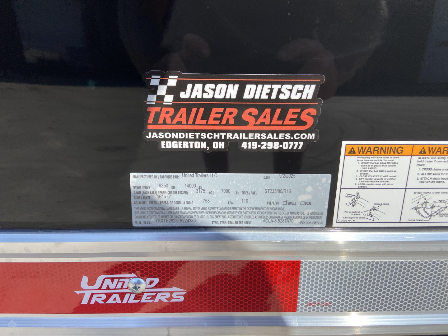New 2026 United Classic Car Hauler 28'