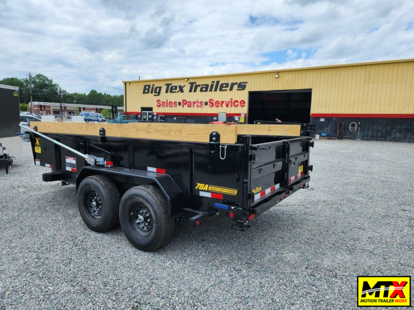 New 2026 Big Tex Trailers 7x14 14XD Heavy Duty Ultra Low Pro 15K Dump w/ Slide-In Ramps X-Series Dump Trailer