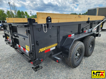 New 2026 Big Tex Trailers 7x14 14XD Heavy Duty Ultra Low Pro 15K Dump w/ Slide-In Ramps X-Series Dump Trailer