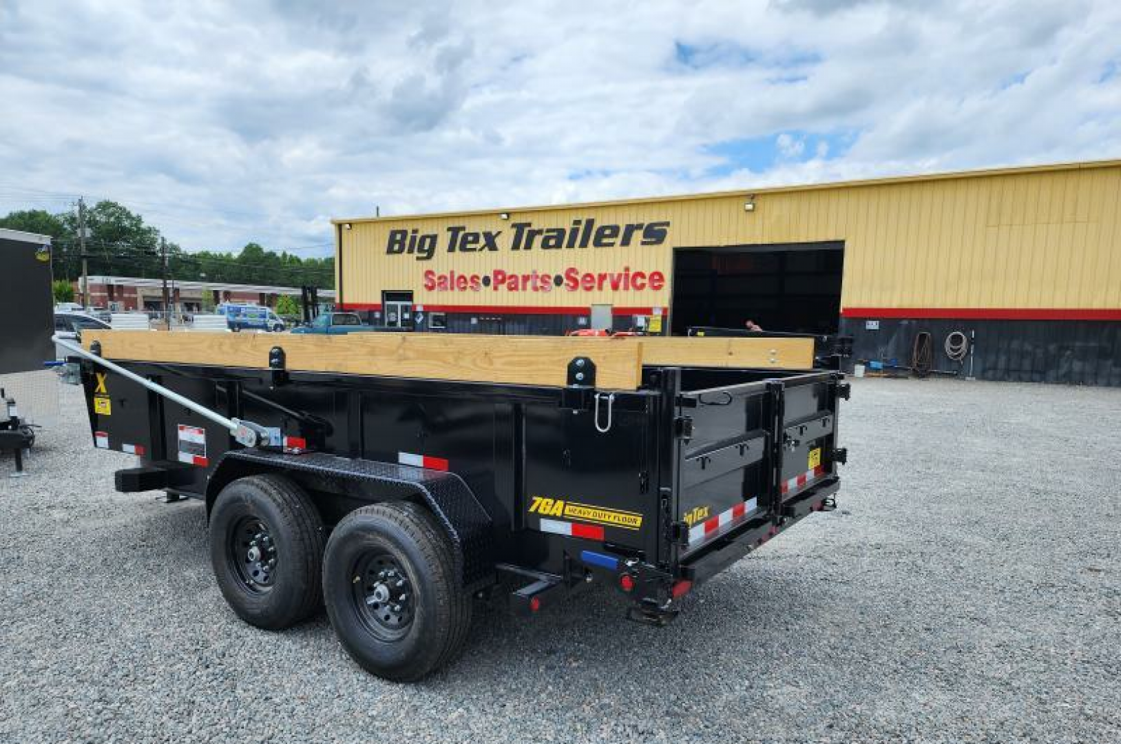 New 2026 Big Tex Trailers 7x16 14LP Heavy Duty Ultra Low Pro 15K Dump w/ Slide-In Ramps X-Series Dump Trailer
