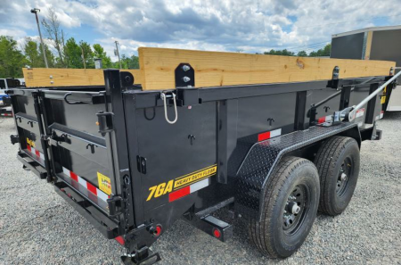 New 2026 Big Tex Trailers 7x16 14LP Heavy Duty Ultra Low Pro 15K Dump w/ Slide-In Ramps X-Series Dump Trailer