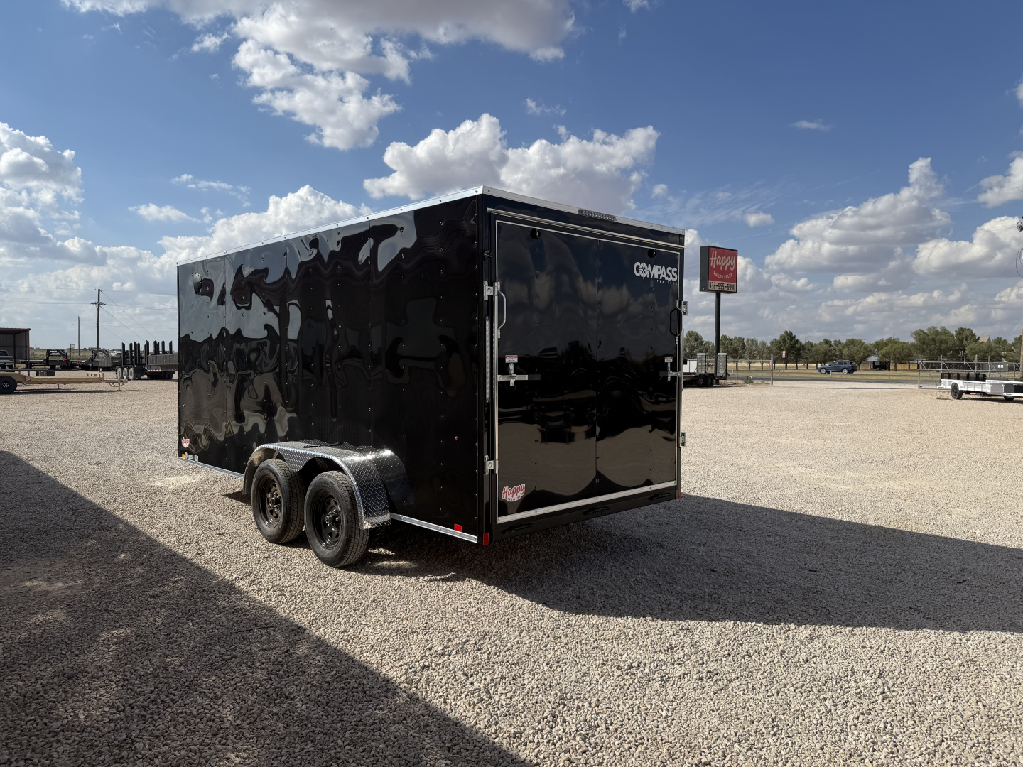 New 2026 Compass 7'x16' Enclosed Cargo Trailer - Indigo DLX