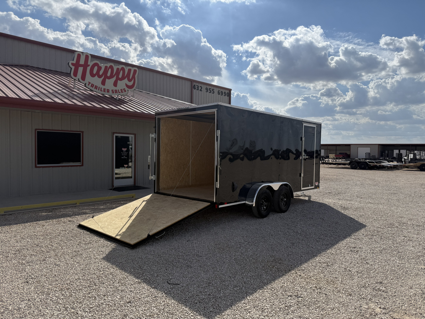 New 2026 Compass 7'x16' Enclosed Cargo Trailer - Indigo DLX