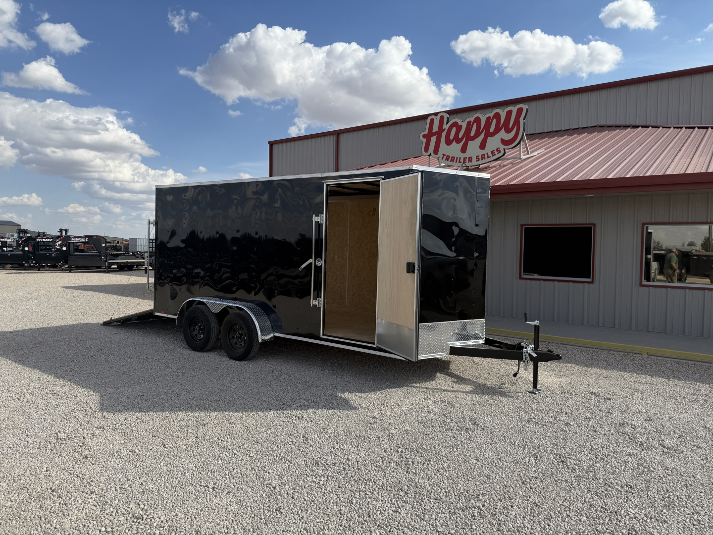 New 2026 Compass 7'x16' Enclosed Cargo Trailer - Indigo DLX