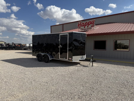 New 2026 Compass 7'x16' Enclosed Cargo Trailer - Indigo DLX