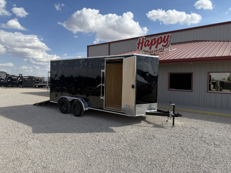 New 2026 Compass 7'x16' Enclosed Cargo Trailer - Indigo DLX