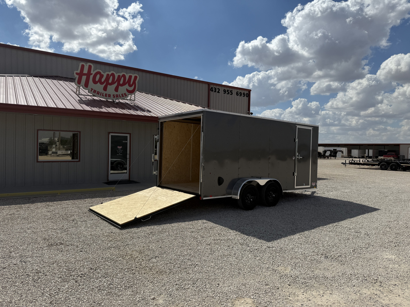 New 2026 Compass 7'x16' Enclosed Cargo Trailer - Indigo DLX