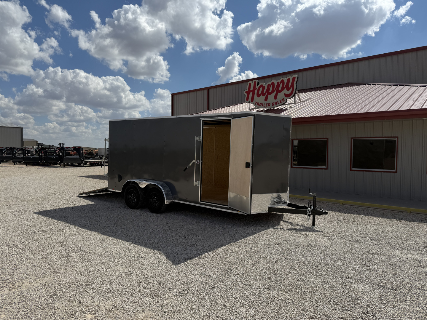 New 2026 Compass 7'x16' Enclosed Cargo Trailer - Indigo DLX