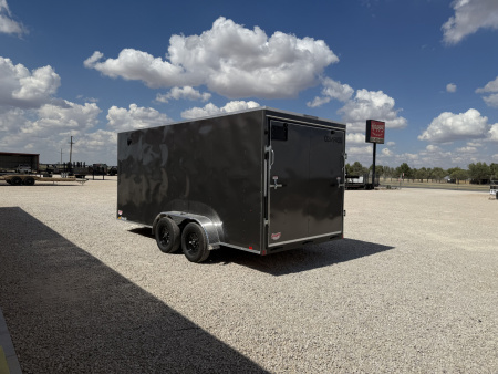 New 2026 Compass 7'x16' Enclosed Cargo Trailer - Indigo DLX