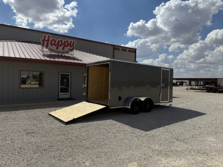 New 2026 Compass 7'x16' Enclosed Cargo Trailer - Indigo DLX