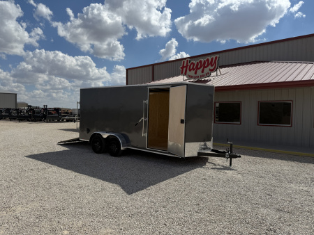 New 2026 Compass 7'x16' Enclosed Cargo Trailer - Indigo DLX