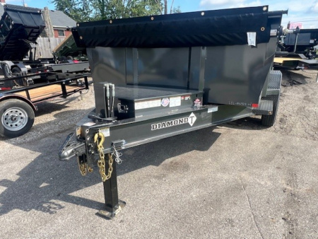 New 2026 Diamond T 83x14 16K Scissor Lift Dump Trailer