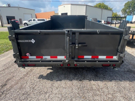 New 2026 Diamond T 83x14 16K Scissor Lift Dump Trailer