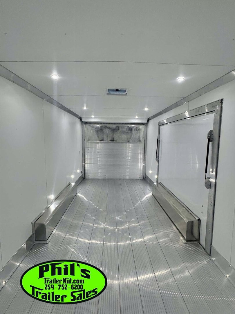 New E-Z Hauler 24' ALL ALUMINUM CAR HAULER LARGE ESCAPE DOOR FINISHED OUT Car / Racing Trailer