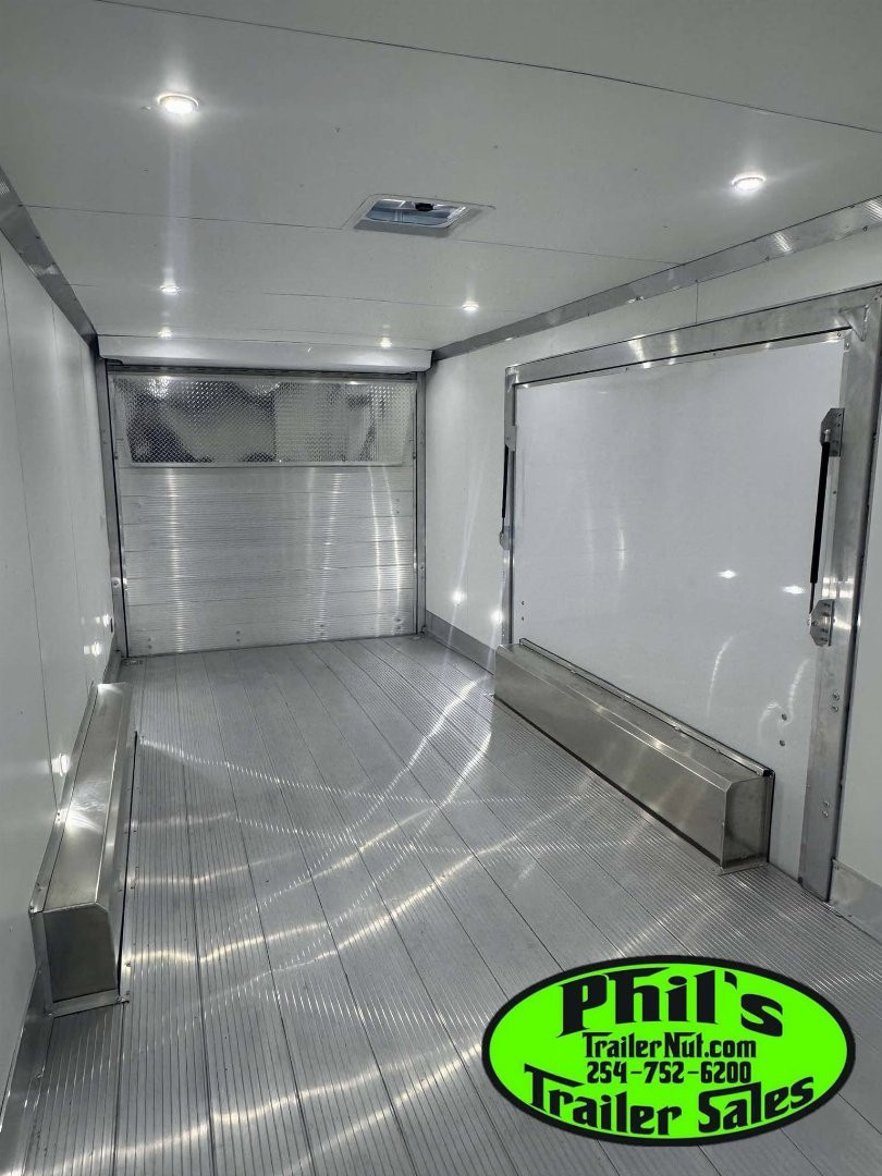 New E-Z Hauler 24' ALL ALUMINUM CAR HAULER LARGE ESCAPE DOOR FINISHED OUT Car / Racing Trailer
