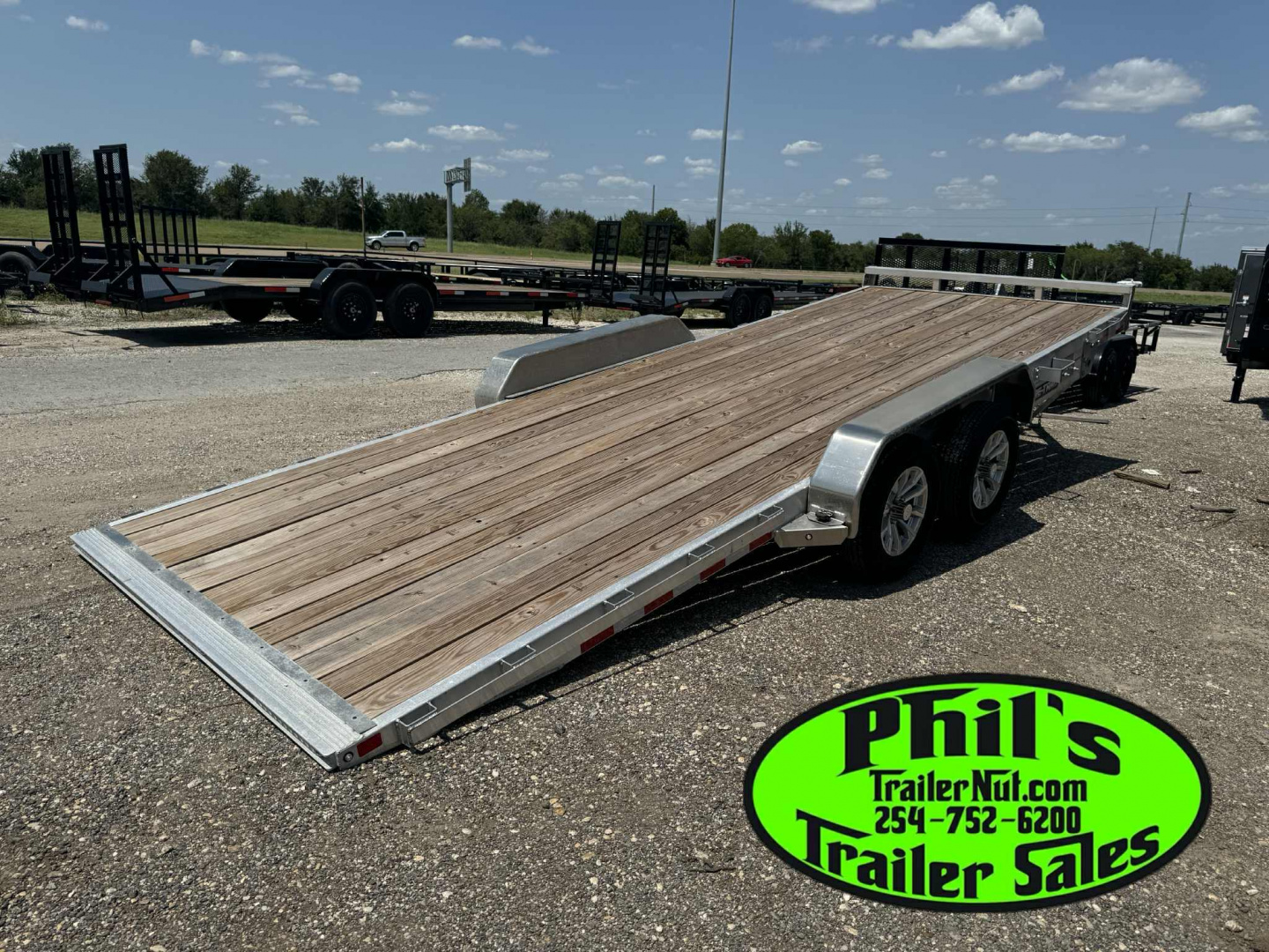 New 2025 Sure-Trac 20' ALUMINUM EQUIPMENT HAULER POWER TILT CAR HAULER Tilt Trailer