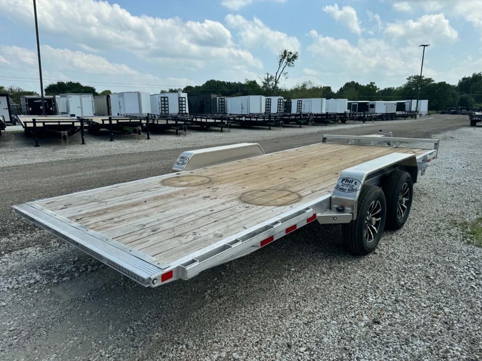 New 2025 FACTORY CLOSE OUT BLOW OUT SALE!! Sure-Trac 18' ALUMINUM EQUIPMENT HAULER POWER TILT CAR HAULER Tilt Trailer