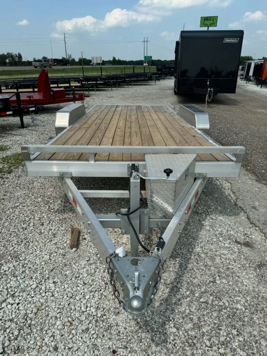 New 2025 FACTORY CLOSE OUT BLOW OUT SALE!! Sure-Trac 18' ALUMINUM EQUIPMENT HAULER POWER TILT CAR HAULER Tilt Trailer