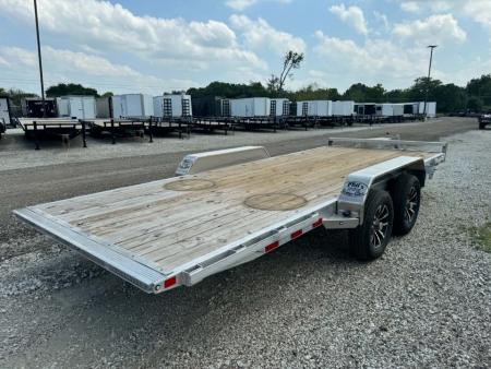 New 2025 FACTORY CLOSE OUT BLOW OUT SALE!! Sure-Trac 18' ALUMINUM EQUIPMENT HAULER POWER TILT CAR HAULER Tilt Trailer