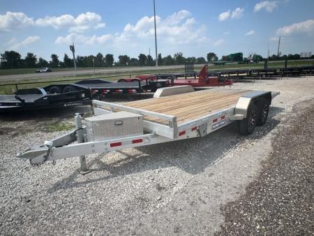 New 2025 FACTORY CLOSE OUT BLOW OUT SALE!! Sure-Trac 18' ALUMINUM EQUIPMENT HAULER POWER TILT CAR HAULER Tilt Trailer