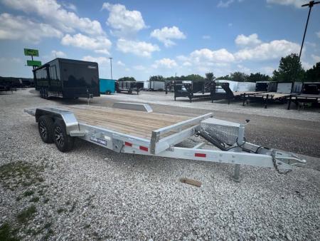 New 2025 FACTORY CLOSE OUT BLOW OUT SALE!! Sure-Trac 18' ALUMINUM EQUIPMENT HAULER POWER TILT CAR HAULER Tilt Trailer
