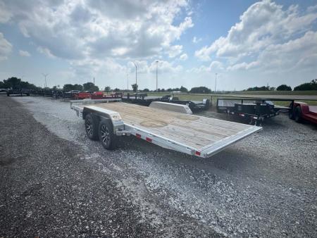 New 2025 FACTORY CLOSE OUT BLOW OUT SALE!! Sure-Trac 18' ALUMINUM EQUIPMENT HAULER POWER TILT CAR HAULER Tilt Trailer