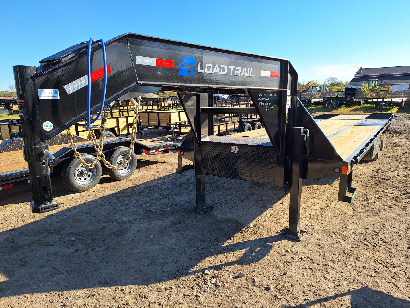 New 2026 Load Trail 102x32 Gooseneck Trailer W/ Hyd Dove Tail