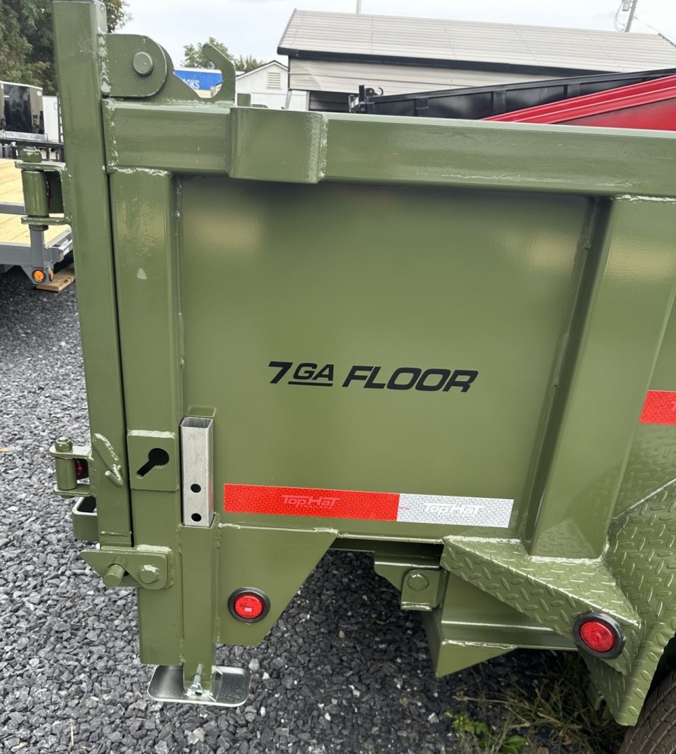 New 2026 Top Hat 7X14 Dump Trailer