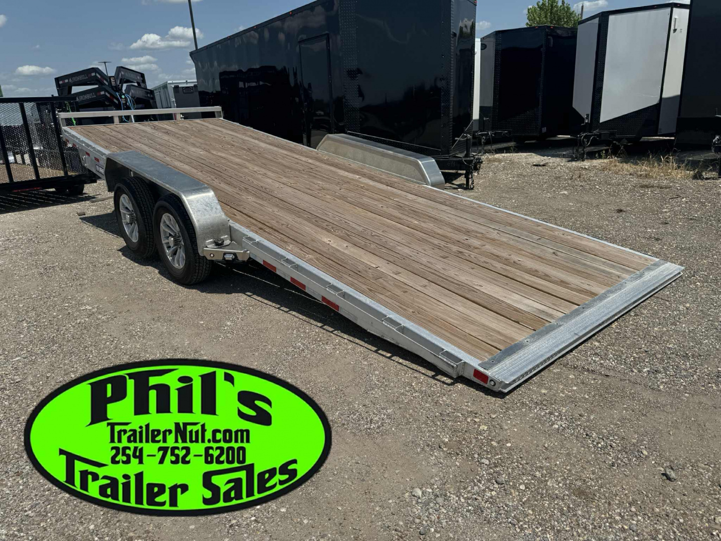 New 2025 Sure-Trac 20' ALUMINUM EQUIPMENT HAULER POWER TILT CAR HAULER Equipment Trailer