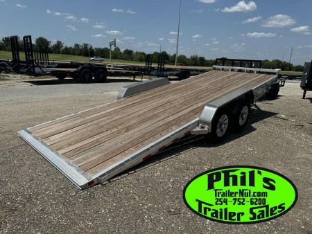 New 2025 Sure-Trac 20' ALUMINUM EQUIPMENT HAULER POWER TILT CAR HAULER Equipment Trailer