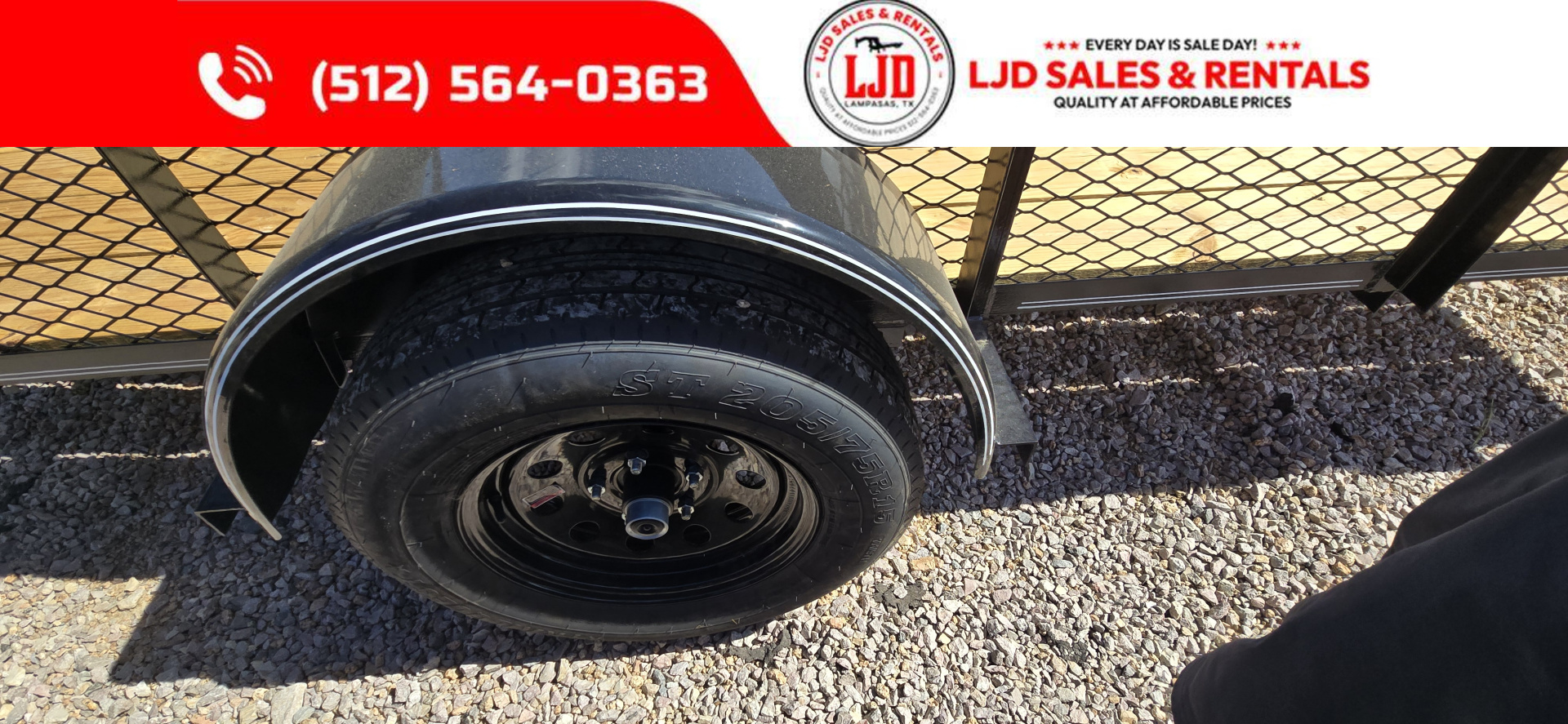 New 2025 AMW - 77" X 12' - Utility Trailer