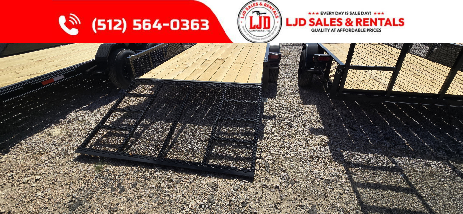 New 2025 AMW - 77" X 12' - Utility Trailer