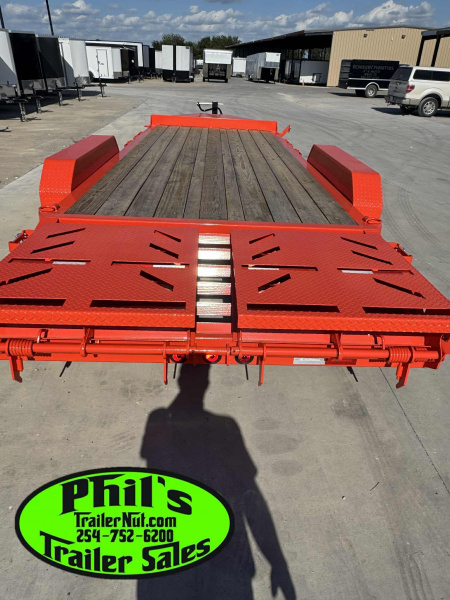 New IRON BULL NEW 20' EQUIPMENT TRAILER OPEN TRAILER UTILITY TRAILERS MEGA RAMP Equipment Trailer