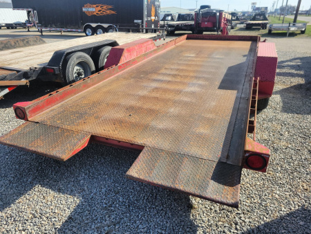 Used 2016 Imperial Trailer 7x16+4 Tilt Bed Equipment Trailer