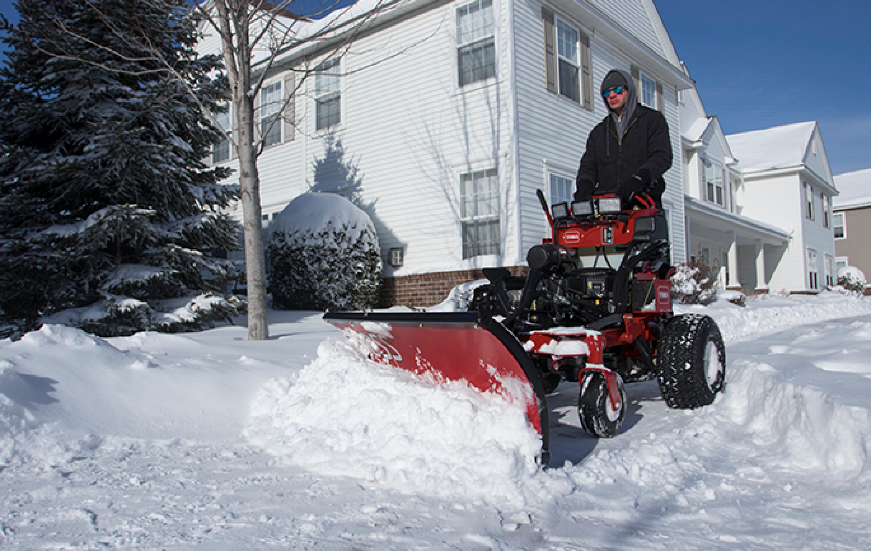 New Toro 60" BOSS Snow Blade Multi-Force Attachment, Complete Kit Including Blade & Mount)