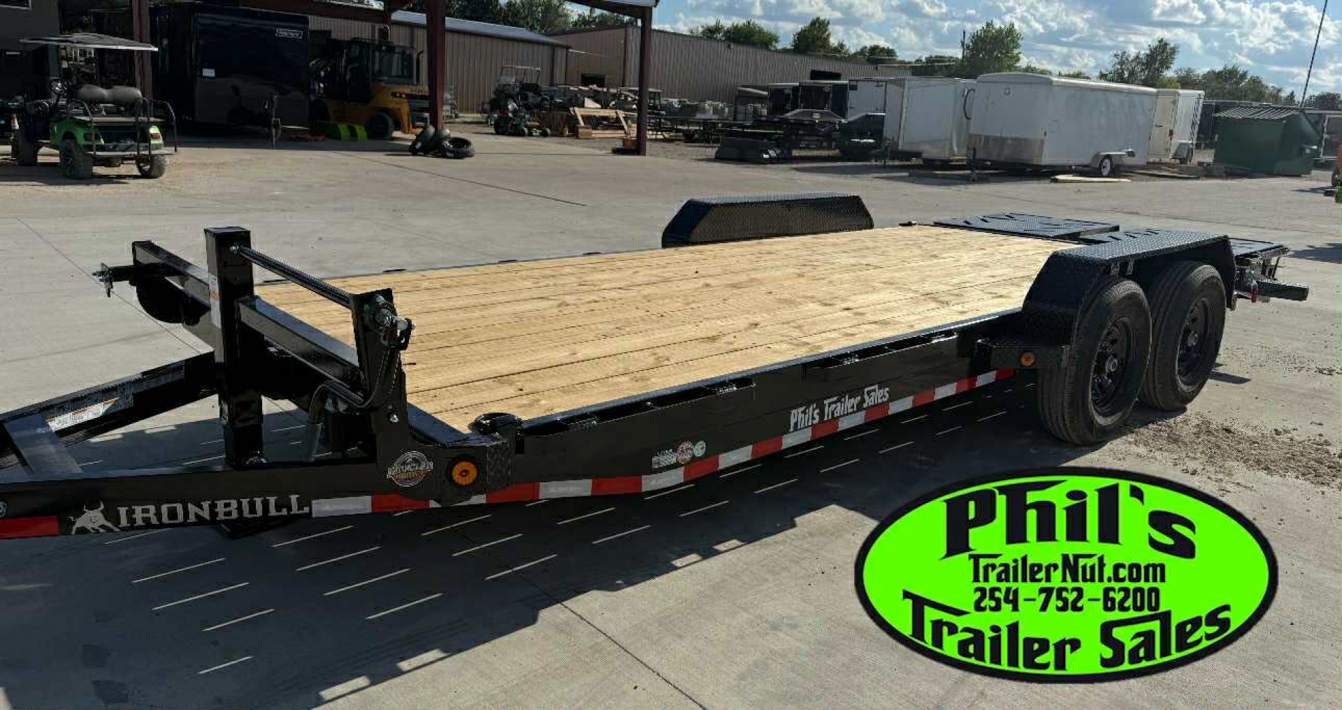 New 2026 Iron Bull 83X20 Equipment Trailer MEGA RAMPS 14K