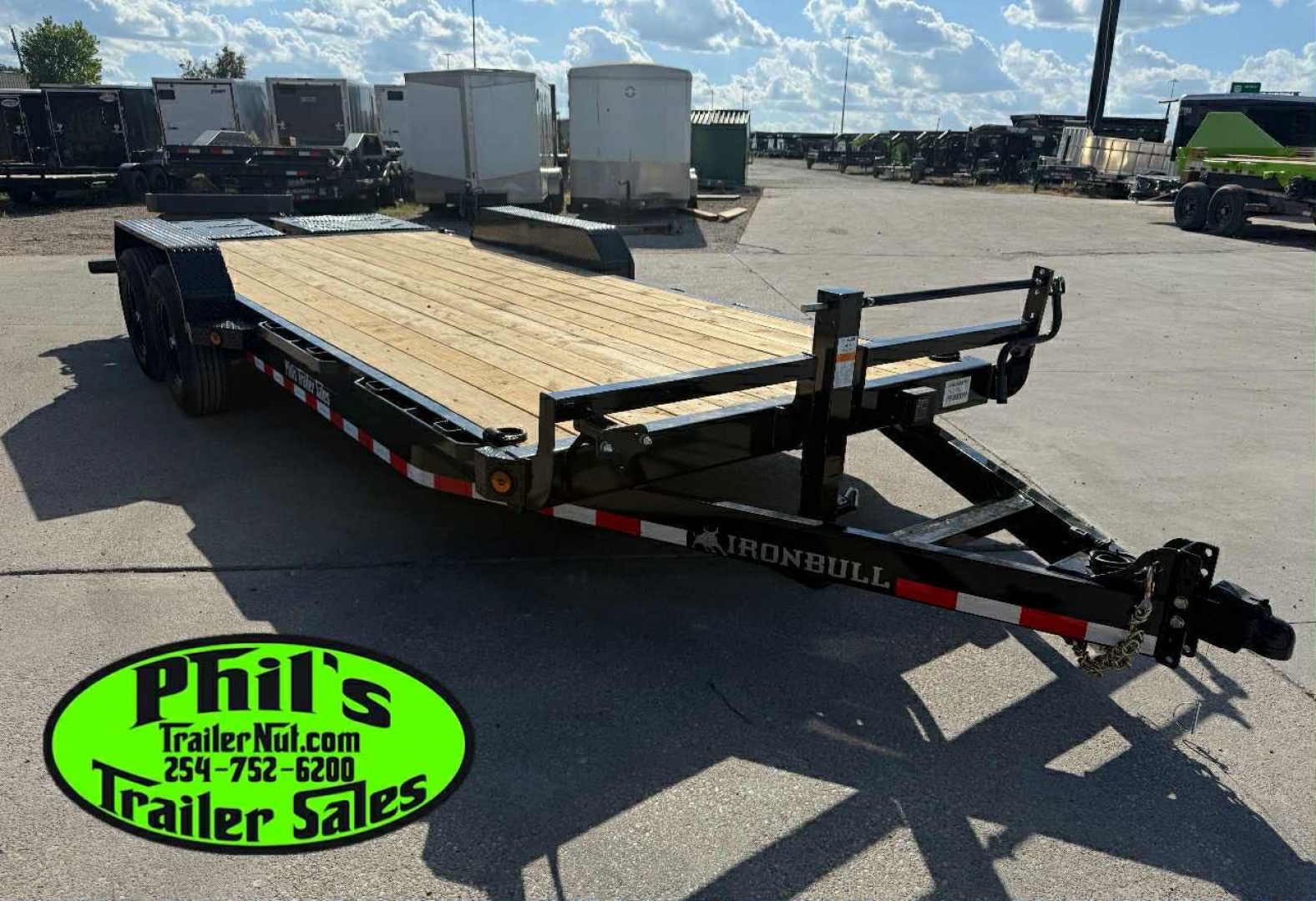 New 2026 Iron Bull 83X20 Equipment Trailer MEGA RAMPS 14K