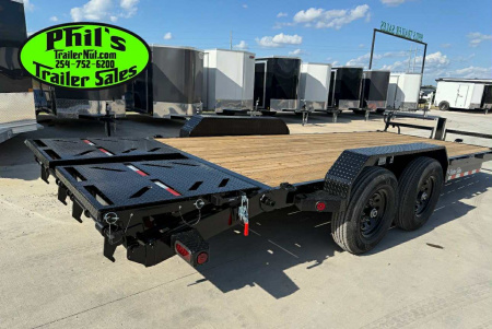 New 2026 Iron Bull 83X20 Equipment Trailer MEGA RAMPS 14K