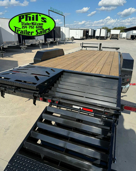 New 2026 Iron Bull 83X20 Equipment Trailer MEGA RAMPS 14K