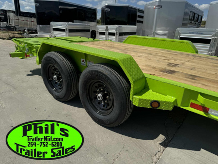 New IRON BULL NEW 20' EQUIPMENT TRAILER OPEN TRAILER UTILITY TRAILERS MEGA RAMP Equipment Trailer