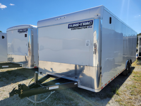 New 2026 Sure-Trac 8.5x24 Contractor Pro Bullnose Cargo / Enclosed Trailer