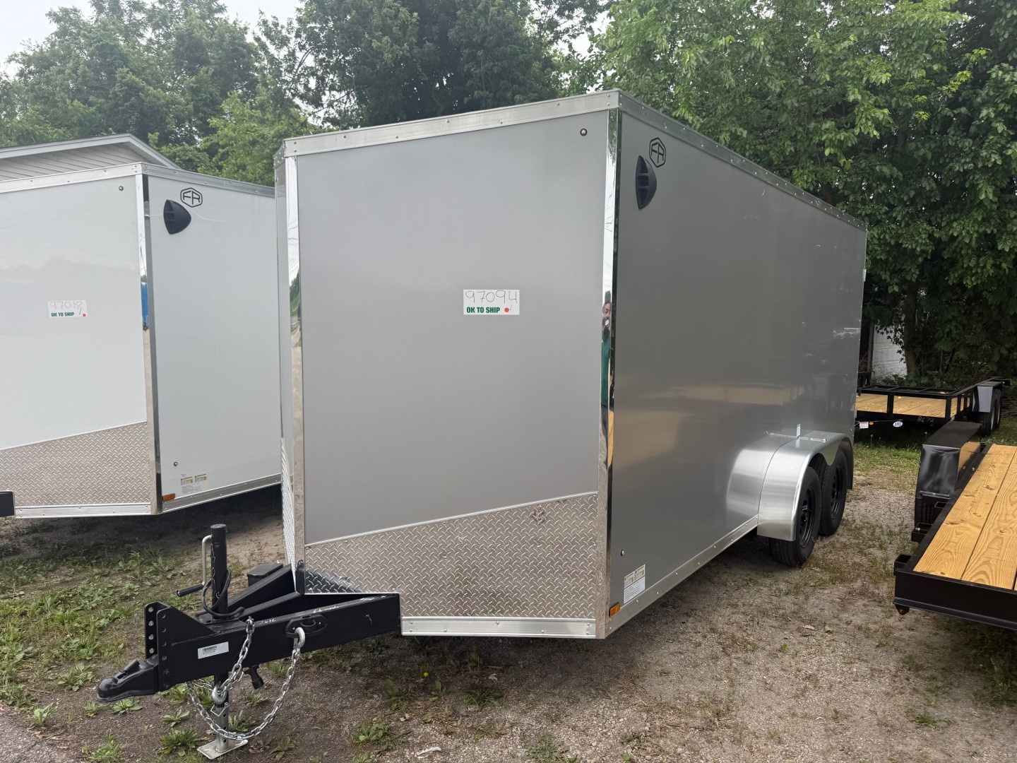 New 2025 US CARGO 7 X 16 Cargo / Enclosed Trailer with 6ft 6in Screwless Exterior