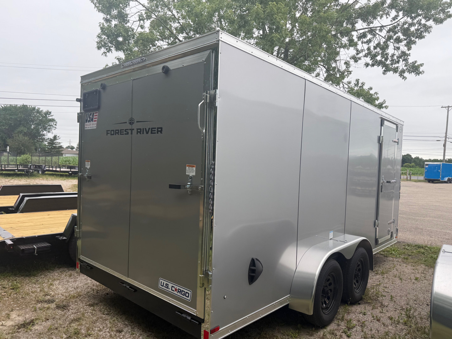 New 2025 US CARGO 7 X 16 Cargo / Enclosed Trailer with 6ft 6in Screwless Exterior