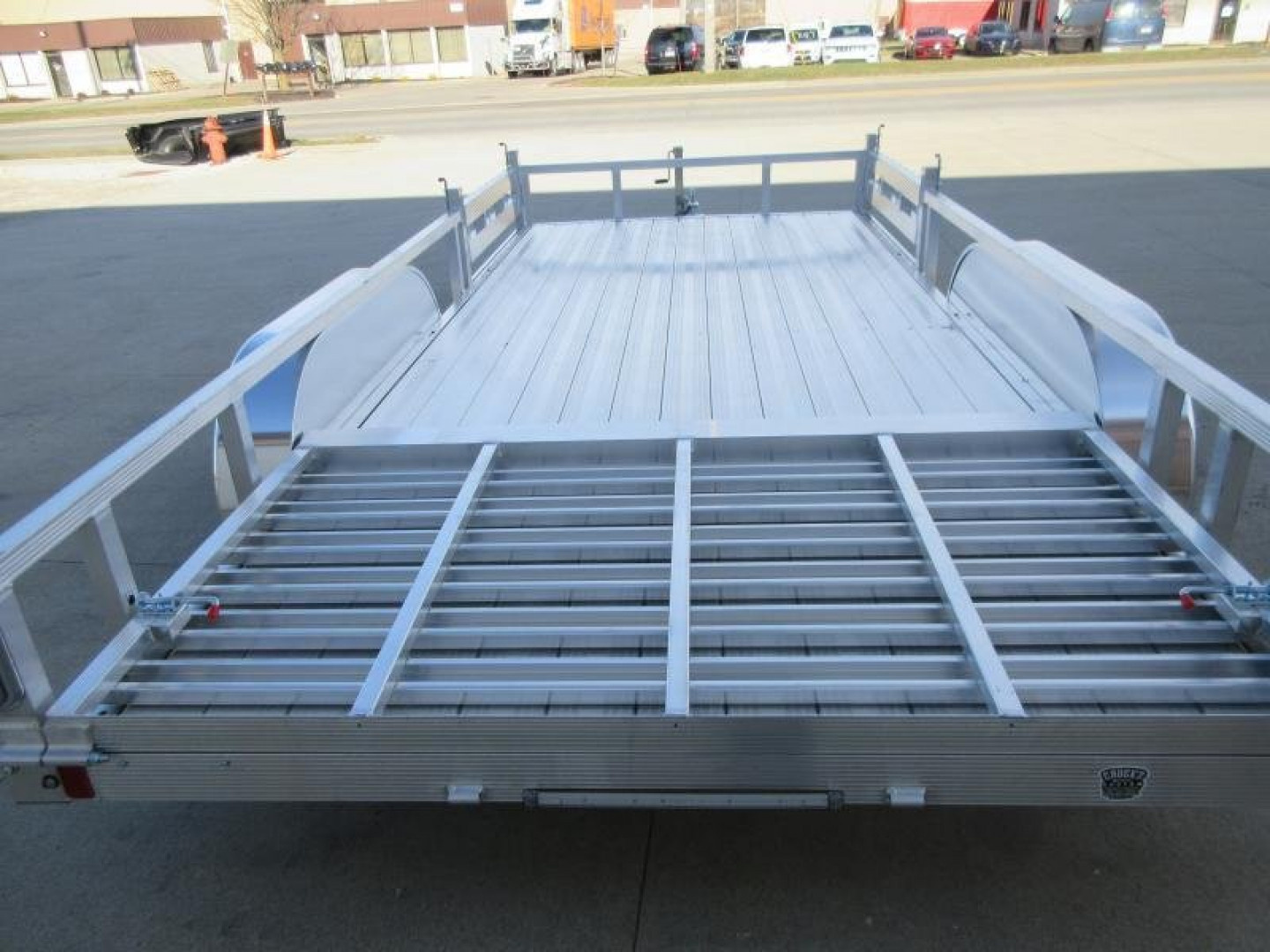 New 2026 Sport Haven 7'X16' TANDEM DELUXE ALUMINUM W/ATV RAMP SIDES ATV Trailer