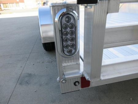 New 2026 Sport Haven 7'X16' TANDEM DELUXE ALUMINUM W/ATV RAMP SIDES ATV Trailer