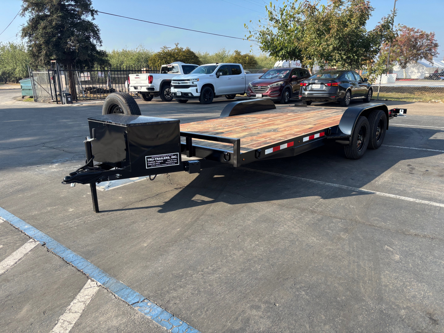 New 2025 TRU 7'x18' Dovetail Car hauler / Racing Trailer 7k