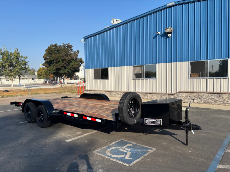 New 2025 TRU 7'x18' Dovetail Car hauler / Racing Trailer 7k