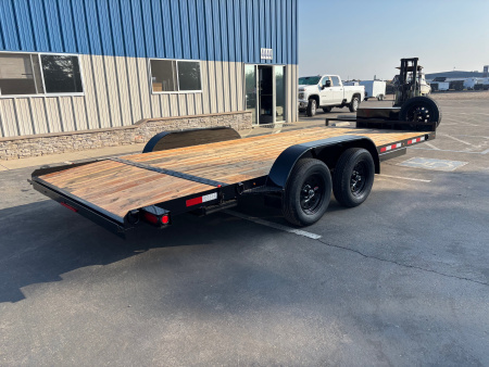 New 2025 TRU 7'x18' Dovetail Car hauler / Racing Trailer 7k